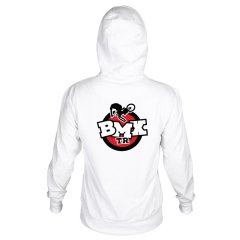 BmxTR Logo Kapüşonlu Sweatshirt Kemik