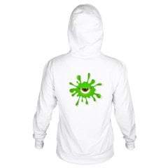 Zoid Bmx Logo Kapşonlu Sweatshirt Kemik