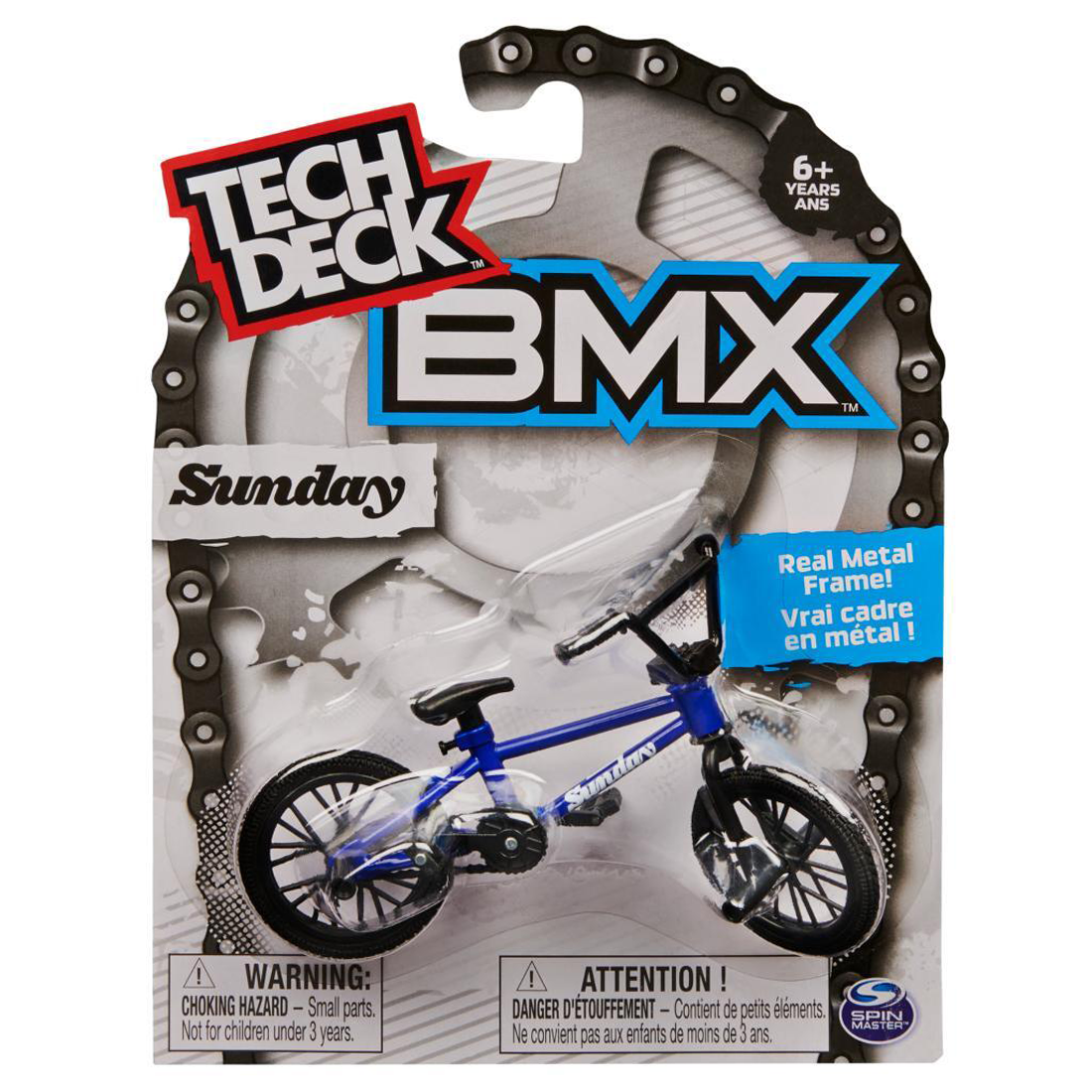 Tech Deck Sunday Finger Bike Mavi Frame ve Aksesuarları