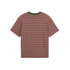 Vans Cameron Stripe T-Shirt Kahverengi/Yeşil