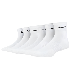 Nike Everyday Cushion Ankle 6'Lı Günlük Çorap Beyaz