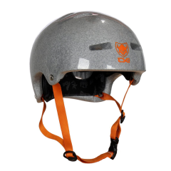 TSG Süper Lite Graphic Designs Kask-Helmet S/M Gri/Turuncu