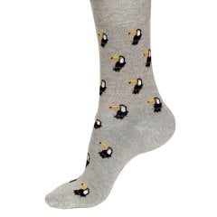 Juan Raul Exclusive Çorap-Socks Gri