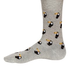 Juan Raul Exclusive Çorap-Socks Gri
