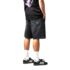 Route One Super Baggy Şort-Siyah