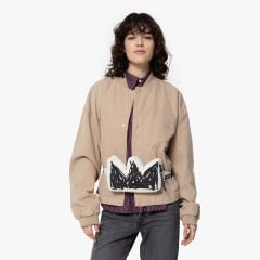 Eastpak X Crown Basquiat X Crown  Bel Çantası-Siyah