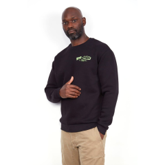 Two Bucks Ride Or Die Oversize Sweatshirt Siyah