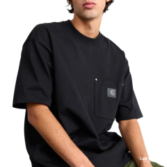 Carhartt Eldon Organic T-Shirt Siyah