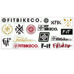 Fit Bike 16 Asorti Klasik Çıkartma Seti - Sticker