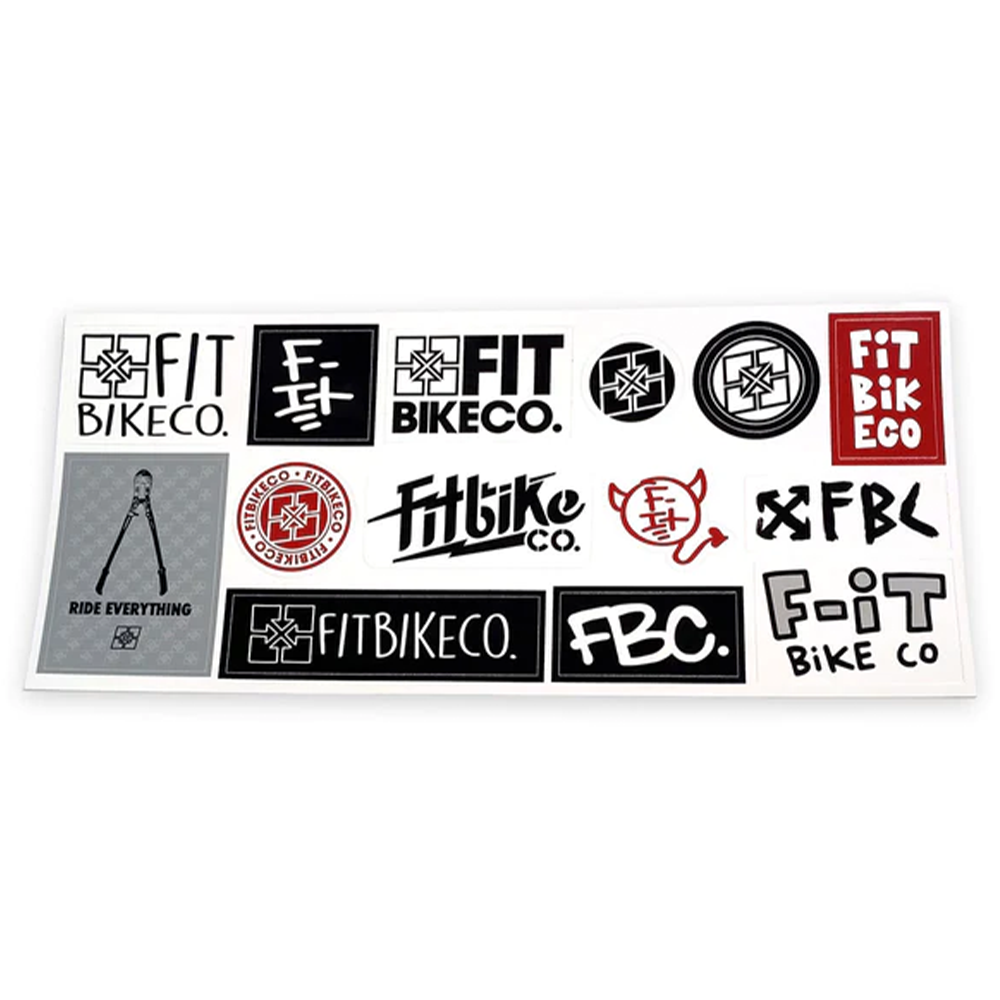 Fit Bike Promo 14 Asorti Çıkartma Seti - Sticker