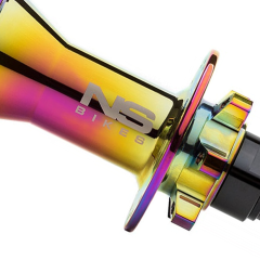 NS Rotary Rear Single Speed Disc Hub (32H) Oilslick