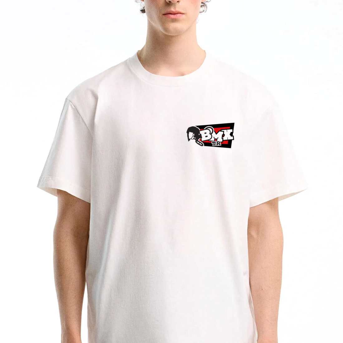 Bmxtr Logo T-Shirt Beyaz