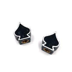 Zoid Maça Sibop Kapağı 2 Adet Siyah