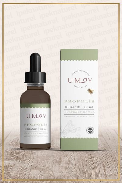 Umay Herbal Organik Propolis Damla Alkol Bazlı 20 ml