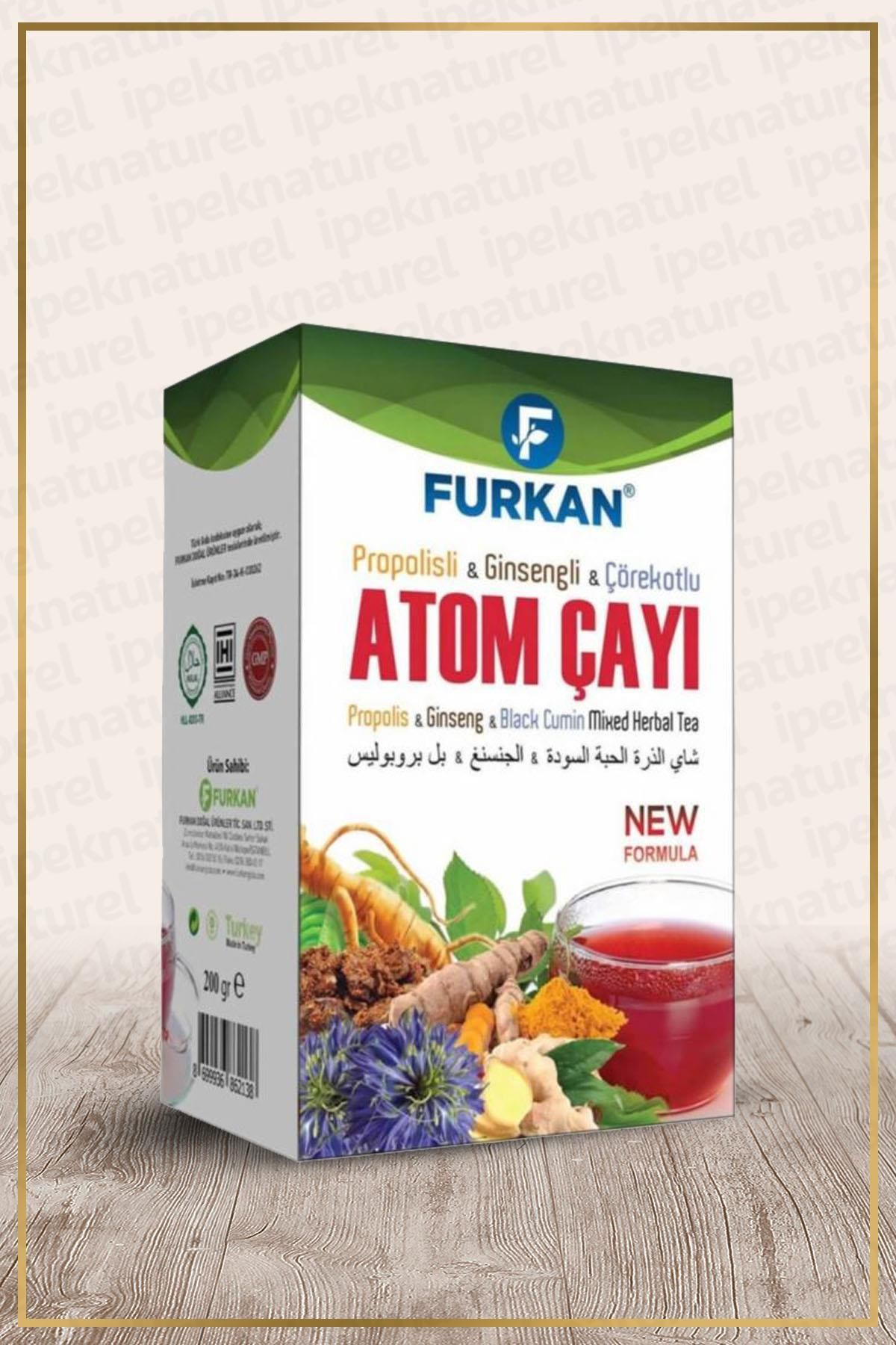 Propolisli & Ginsengli & Çörekotlu Atom Çay - 200 gr