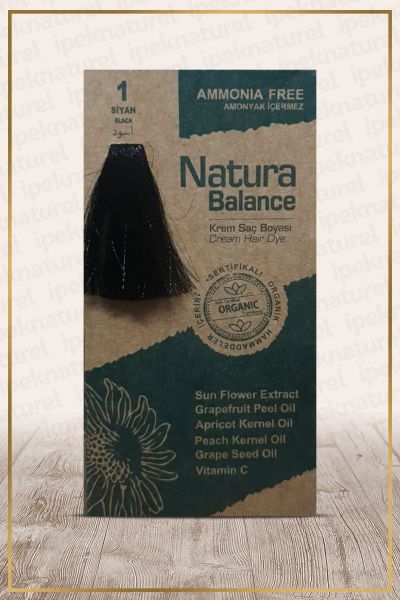 Natura Balance (Krem Saç Boyası) Siyah 1