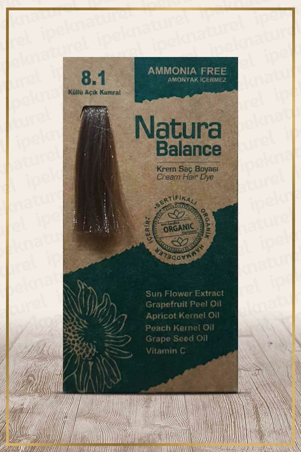 Natura Balance (Krem Saç Boyası) Küllü Açık Kumral 8.1
