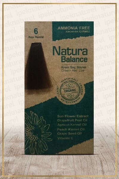 Natura Balance (Krem Saç Boyası) Koyu Kumral 6