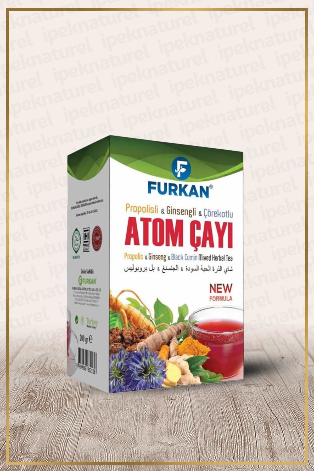 Atom Çayı (Propolisli&Ginsengli&Çörekotlu) 200 Gr