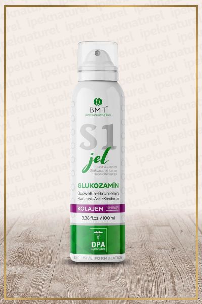 S1 Likit ve Bitkisel Glukozamin İçeren Aromaterapi Jel 100 ml