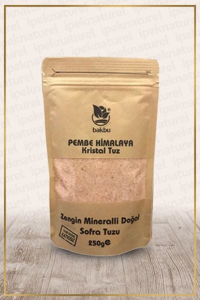 Bakbu Zengin Minarelli Pembe Himalaya Kristal Tuzu 250 gr