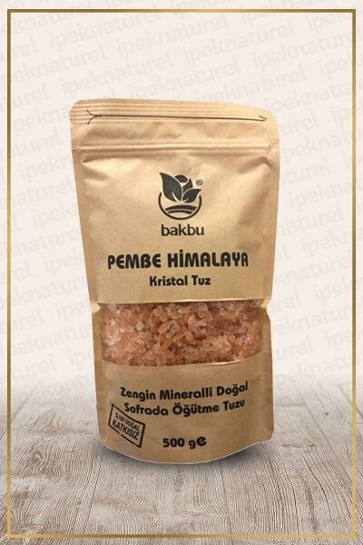 Bakbu Zengin Minarelli Pembe Himalaya Kristal Tuzu 500 gr