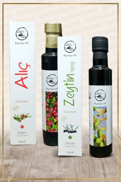 Alıç Ekstraktı 250 Ml Zeytin Yaprağı Ekstraktı 250 Ml