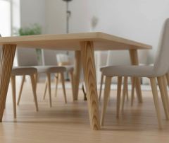 10026- ÇAM  10 LUK AHŞAP KONİK AYAK-75-80CM