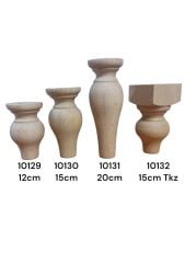 AHŞAP KOLTUK AYAĞI 7*7CM ( Damla Serisi)