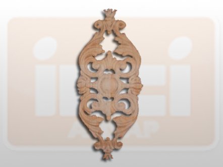 810040 AHŞAP APLİK 32x14 cm