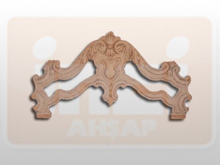 810070 AHŞAP APLİK 40x20 cm