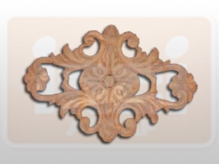 810210 AHŞAP APLİK 24x15cm