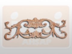 810570 AHŞAP APLİK 25x9 cm