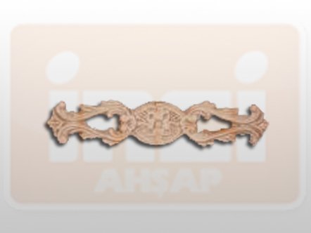 810730 AHŞAP APLİK 19x4.5cm