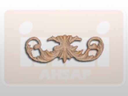 810770 AHŞAP APLİK 15x5.5cm