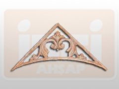 810820 AHŞAP APLİK 27x11cm