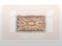 811000 AHŞAP APLİK 9.5x5cm