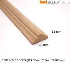 23025-DEKORATİF ÇITA MDF-33mm x 18mm x 2800mm