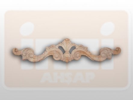 811360 AHŞAP APLİK 34.5x9cm