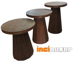 43436-AHŞAP KAPLAMALI FIÇI SEHPA AYAK - BOY 45-50-55 CM (1 TK)