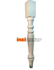 10017/1- AHŞAP TORNALI MASA AYAĞI ÇAM 9*9*75cm