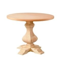 43425-TEKLİ AHŞAP MASA AYAK - 23CM ÇAP-75CM