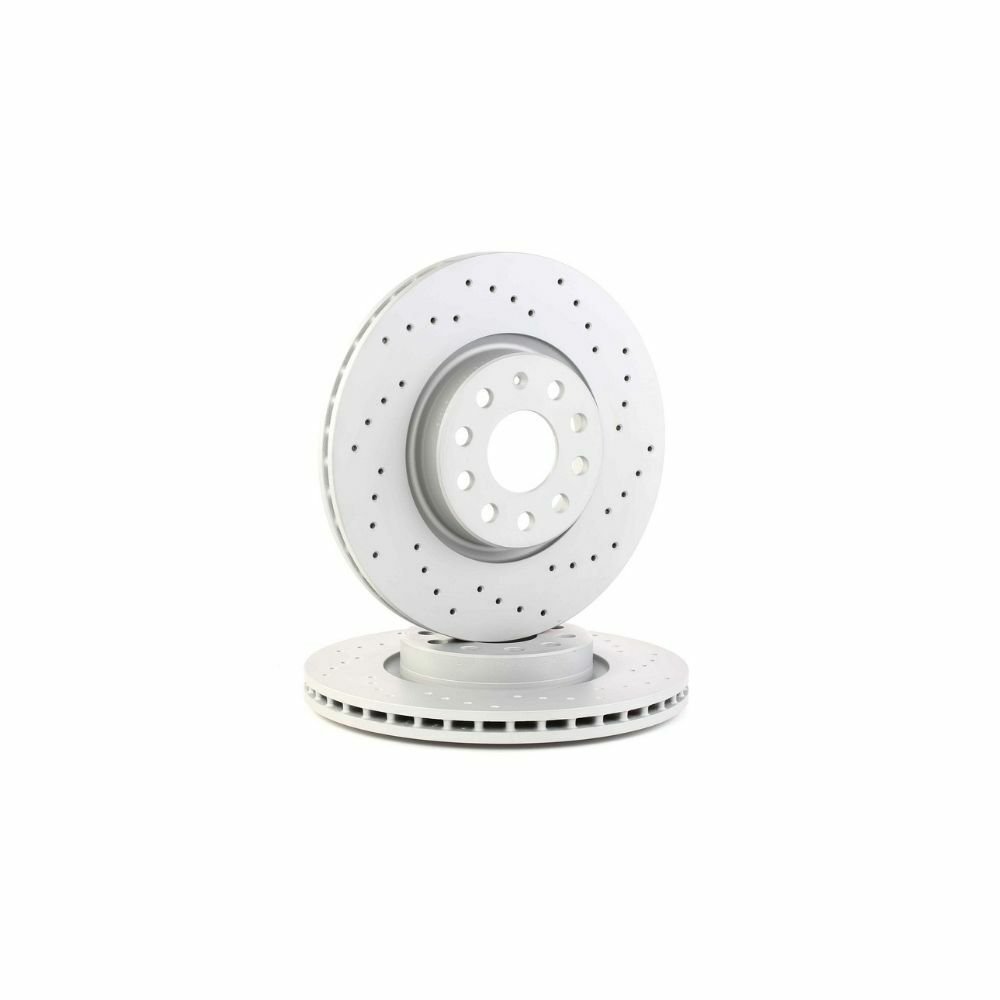 Audi A3,Q2,Q3,Seat Leon,Ateca,Skoda Karoq,VW Tiguan,Passat, Delikli Ön Fren Diski Sport 1K0615301AA