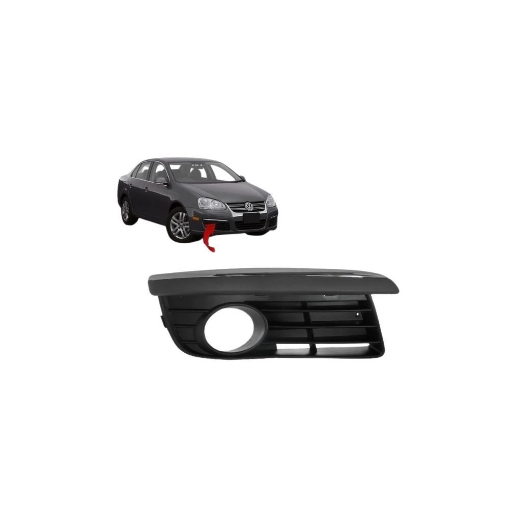 Volkswagen Mk5 Mk6 Jetta 2006-2011 Nikelajlı Sisli Sağ Sis Kapağı 1K0853666E