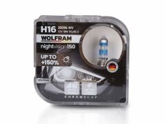 H16 Halojen Ampul NV +%150 Fazla Işık ve %20 Beyaz Işık 12V 19W 29316NV
