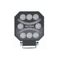 Led Çalışma Lambası Emojili 8 Led Beyaz + Kırmızı Spot Fonksiyonlu 10/30V E-Belgeli 45W 32003