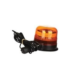 Led Tepe Döner İkaz Lambası Cıvata+Vantuz ve Mıknatıs Bağlantılı 10 Fonksiyon 12/24V E-Belgeli 48W