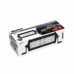 Led Bar Beyaz Işık + Amber Işık 7 Fonksiyon Çakarlı 19 cm 12/24V E-Belgeli 32W 31631