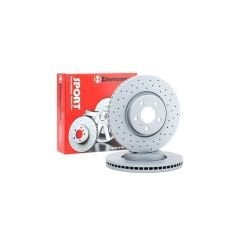 Audi A4 2007-2016,A5 2009-2017,A6 2010-2018,Q5 2008-2017 Ön Fren Diski Delikli Sport Z 8R0615301D