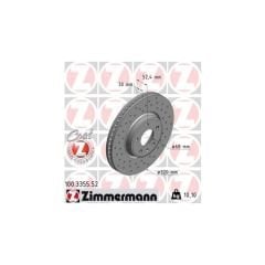 Audi A4 2007-2016,A5 2009-2017,A6 2010-2018,Q5 2008-2017 Ön Fren Diski Delikli Sport Z 8R0615301D
